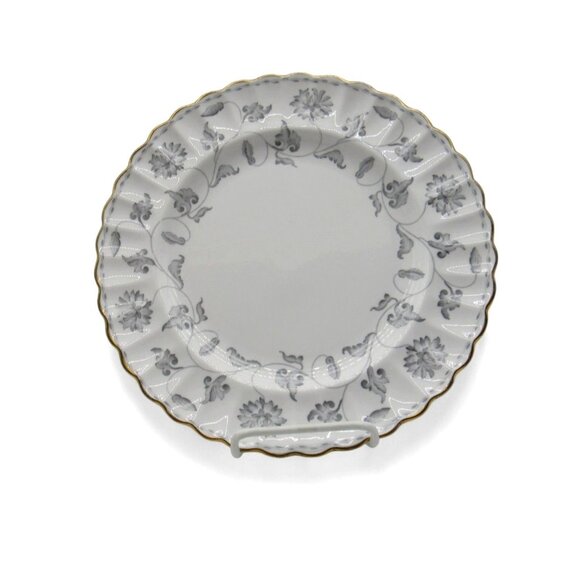 SPODE COLONEL Scalloped Plate Gold Rim England Vintage 10.5" - Picture 1 of 11
